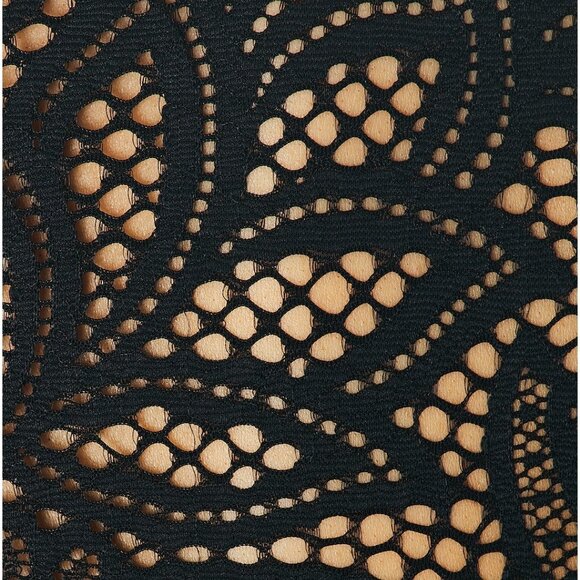 New Beaufille Rodin Blouse in Black lace mesh long sleeve sheer top - Picture 5 of 12